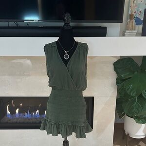 Veronica Beard smocked mini dress